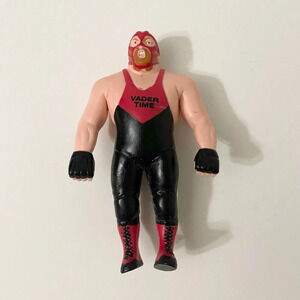 Vtg 1997 Van Vader Time BendEms  WWF Just Toys 5 Inch Tall Action Figure